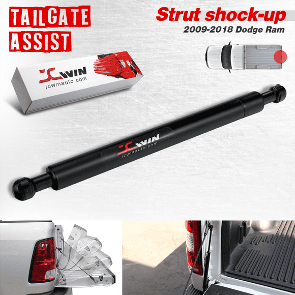 LSAILON Truck Tailgate Assist Replacement Struts Fit for 2009-2010 Dodge Ram 1500 2010 Dodge Ram 2500 2010 Dodge Ram 3500 2011-2018 Ram 1500 2010-2019 Ram 2500 2011-2018 Ram 3500 